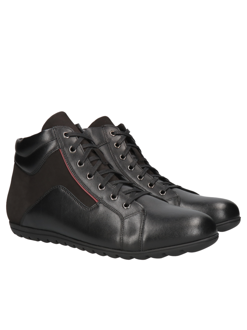 Black boots Emilio, Conhpol Dynamic - Polish production, Boots, SK2559-03, Konopka Shoes