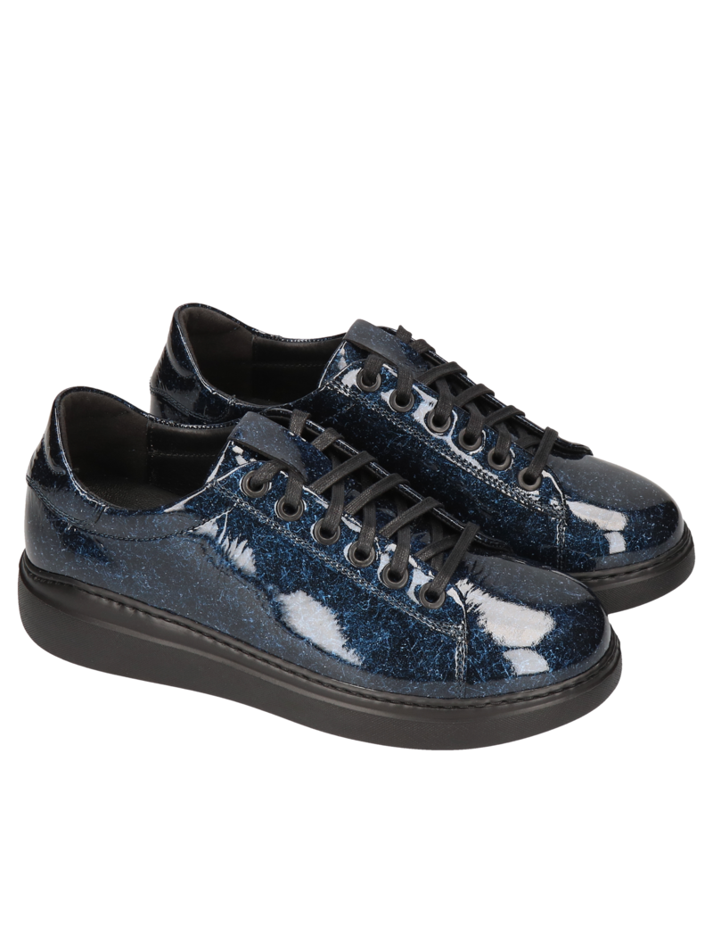 Navy blue sneakers Piper, Conhpol Dynamic - Polish production, Sneakers, SD2657-02, Konopka Shoes