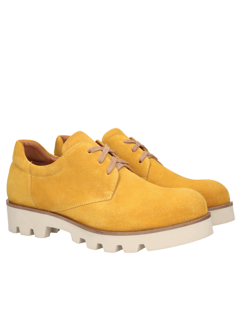 Yellow shoes Basti, Conhpol Dynamic - Polish production, Shoes, SD2659-01, Konopka Shoes