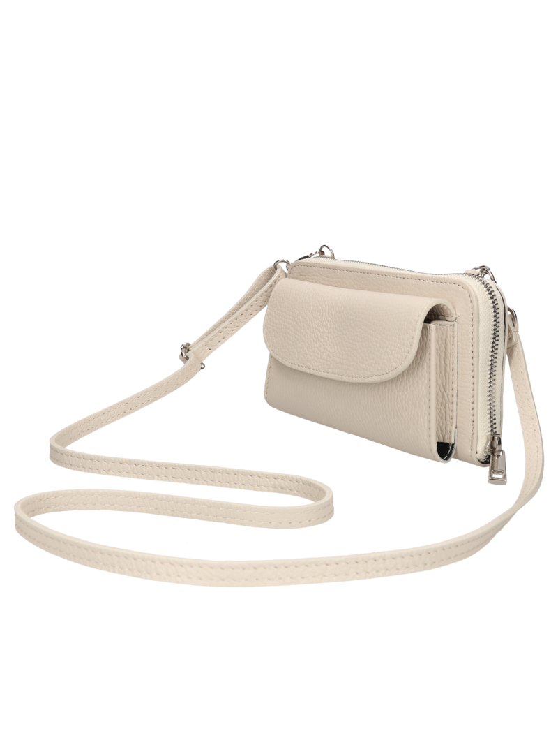 Beige shoulder bag Irida, Konopka Shoes