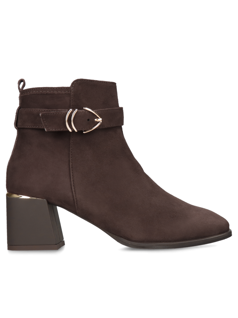 Brown boots Kati, Conhpol Bis - Polish production, Ankle boots, BK5727-02, Konopka Shoes