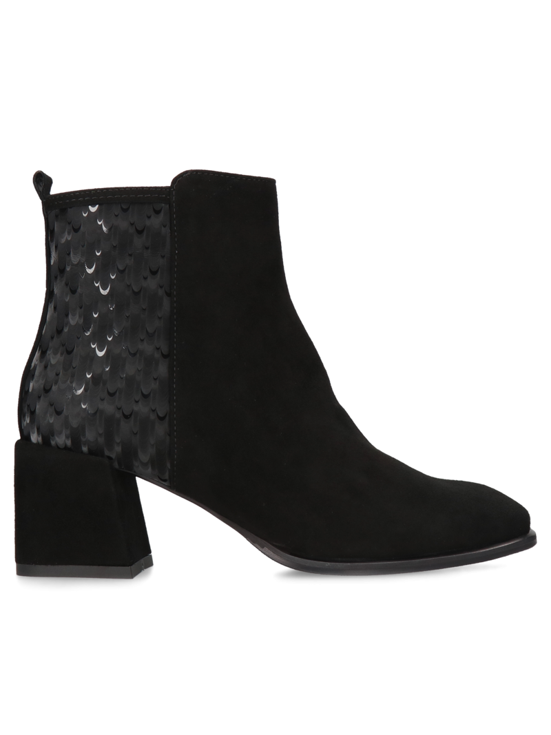 Black boots Kati, Conhpol Bis - polish production, Ankle boots, BK5732-01, Konopka Shoes