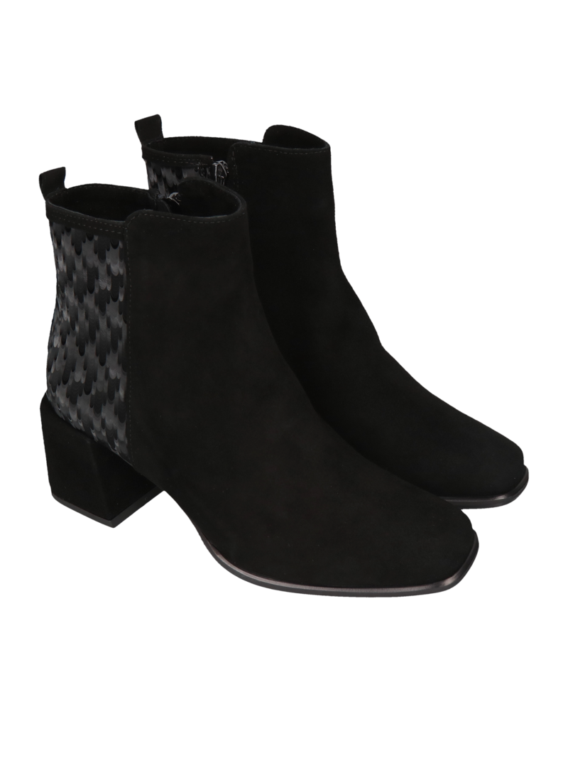 Black boots Kati, Conhpol Bis - polish production, Ankle boots, BK5732-01, Konopka Shoes