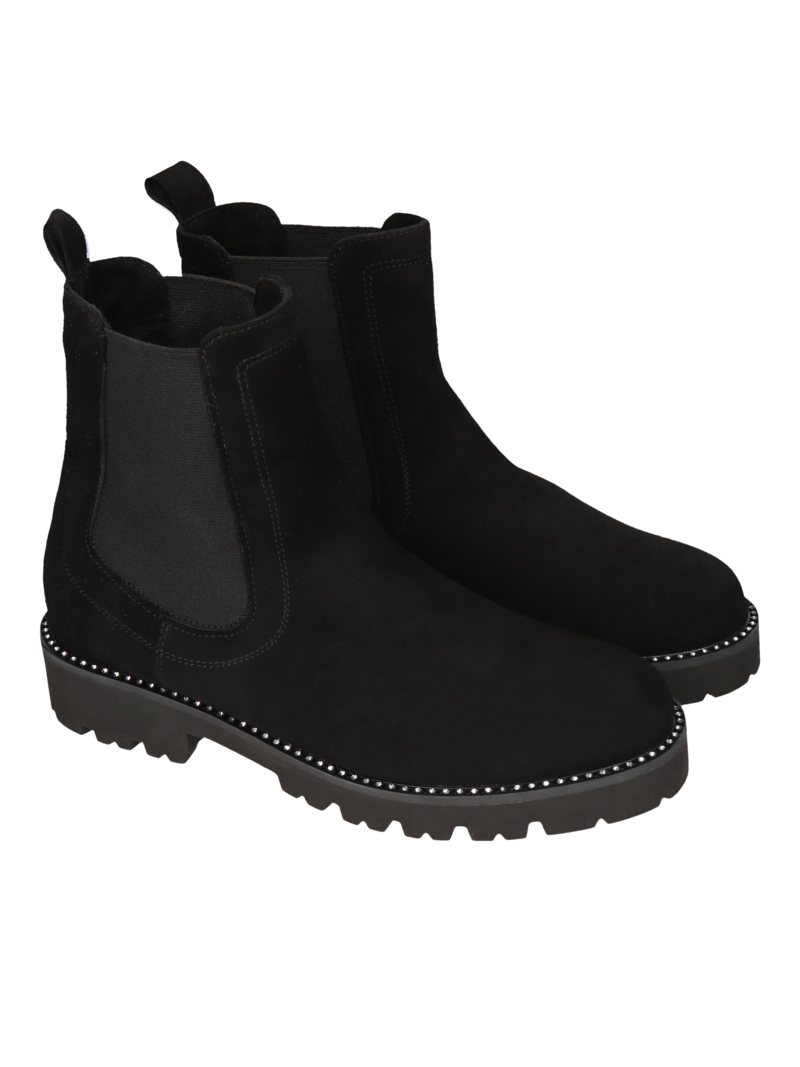 Black chelsea boots Adelin, Conhpol Bis - Polish production, Chelsea boots, BK5733-01, Konopka Shoes