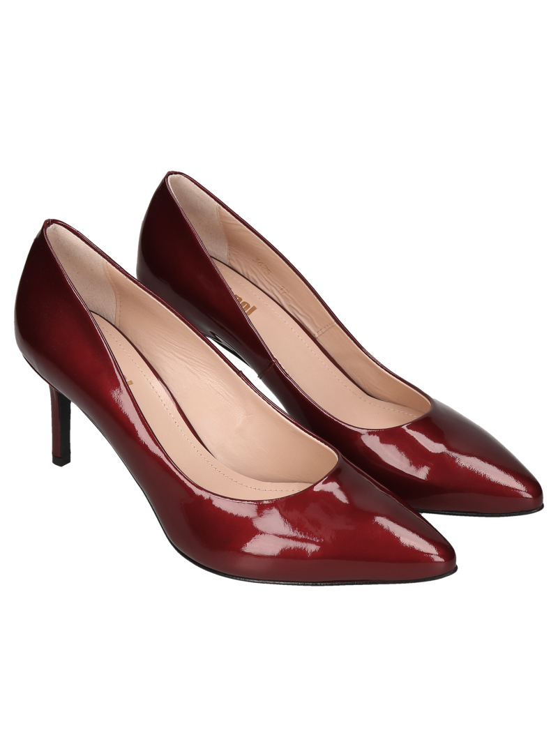 Maroon high heels Penelope, Conhpol Bis, Konopka Shoes