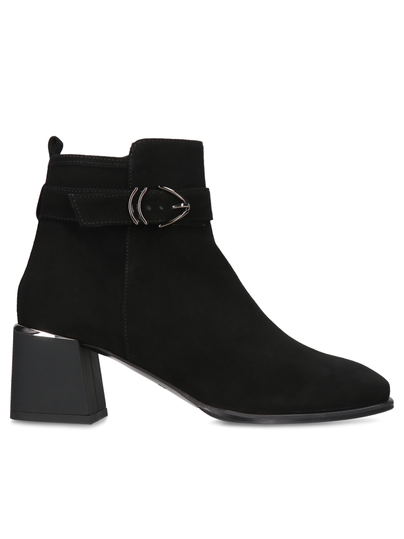 Black boots Kati, Conhpol Bis - Polish production, Ankle boots, BK5727-01, Konopka Shoes