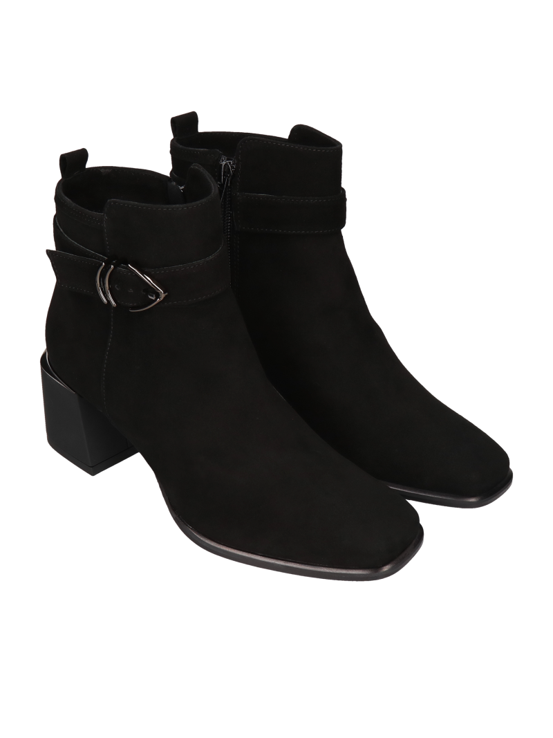 Black boots Kati, Conhpol Bis - Polish production, Ankle boots, BK5727-01, Konopka Shoes