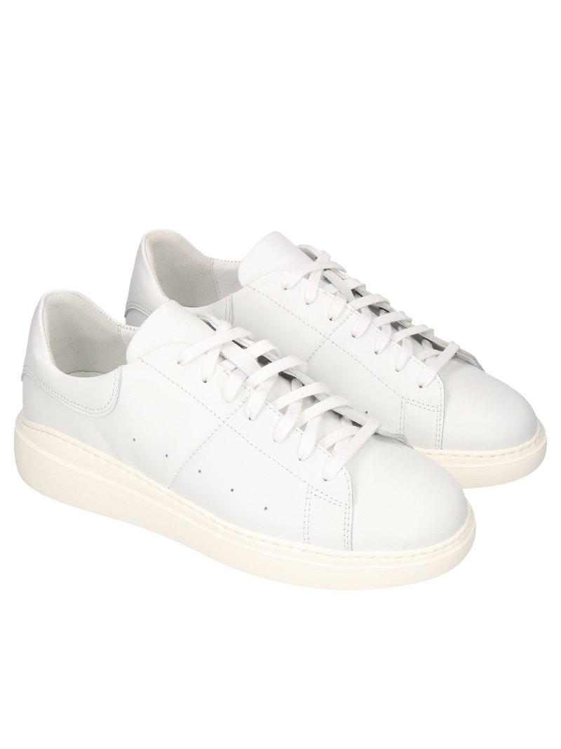 White sneakers Piper, Conhpol Dynamic, Konopka Shoes