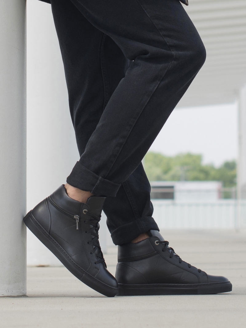 Black boots Fotyn, Conhpol Dynamic - Polish production, Boots, SK2581-01, Konopka Shoes