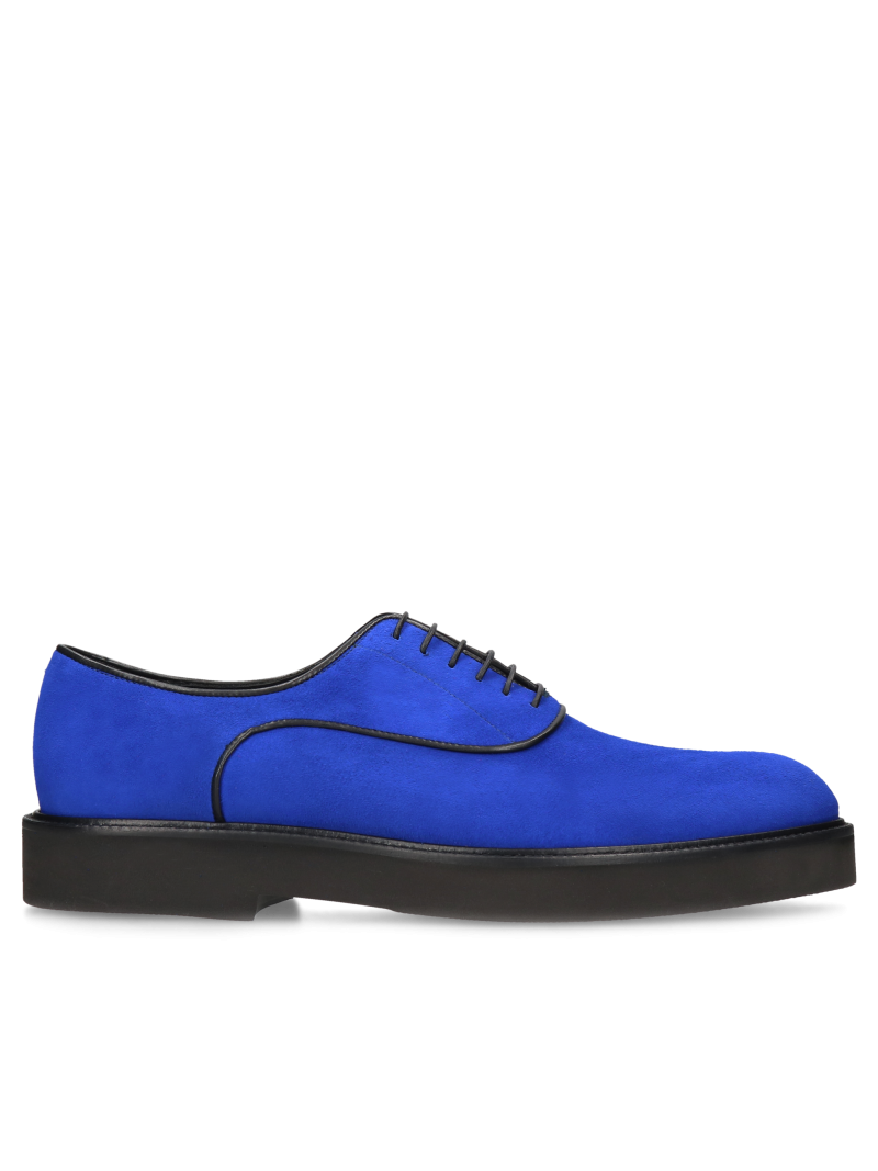 Cobalt casual, shoes Elon, Conhpol - Polish production, Oxfordy, CE6333-01, Konopka Shoes