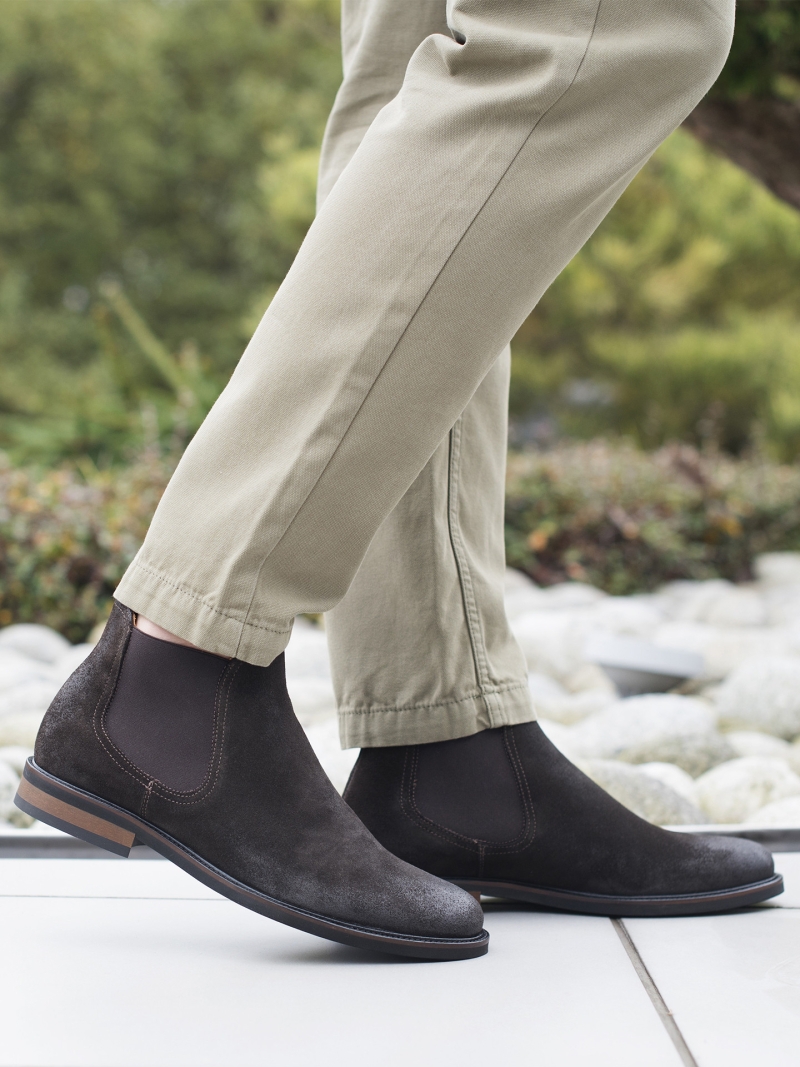 Brown chelsea boots  Nathan, Conhpol - Polish production, Chelsea boots, CE6247-01, Konopka Shoes