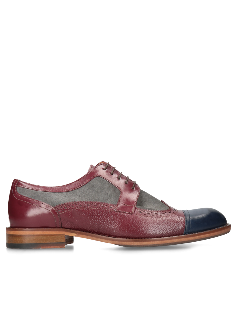 Maroon and navy blue shoes Tomy, Conhpol, Konopka Shoes