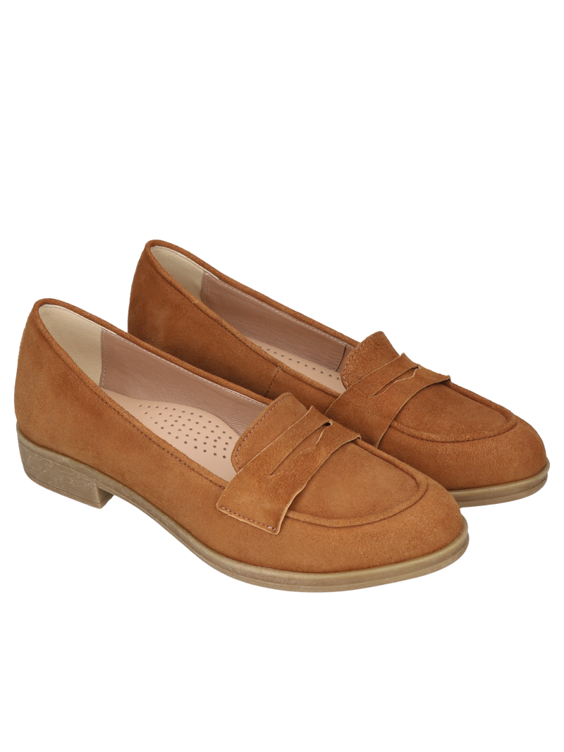 Brown loafers Liliana, Conhpol Relax - Polish production, Moccasins & loafers, RE2729-01, Konopka Shoes