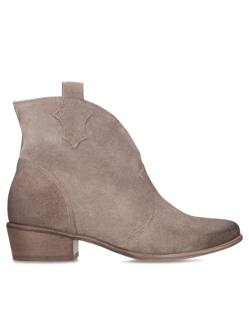 Grey cowboy boots Matilde, Cowgirl boots, DU0010-02, Konopka Shoes