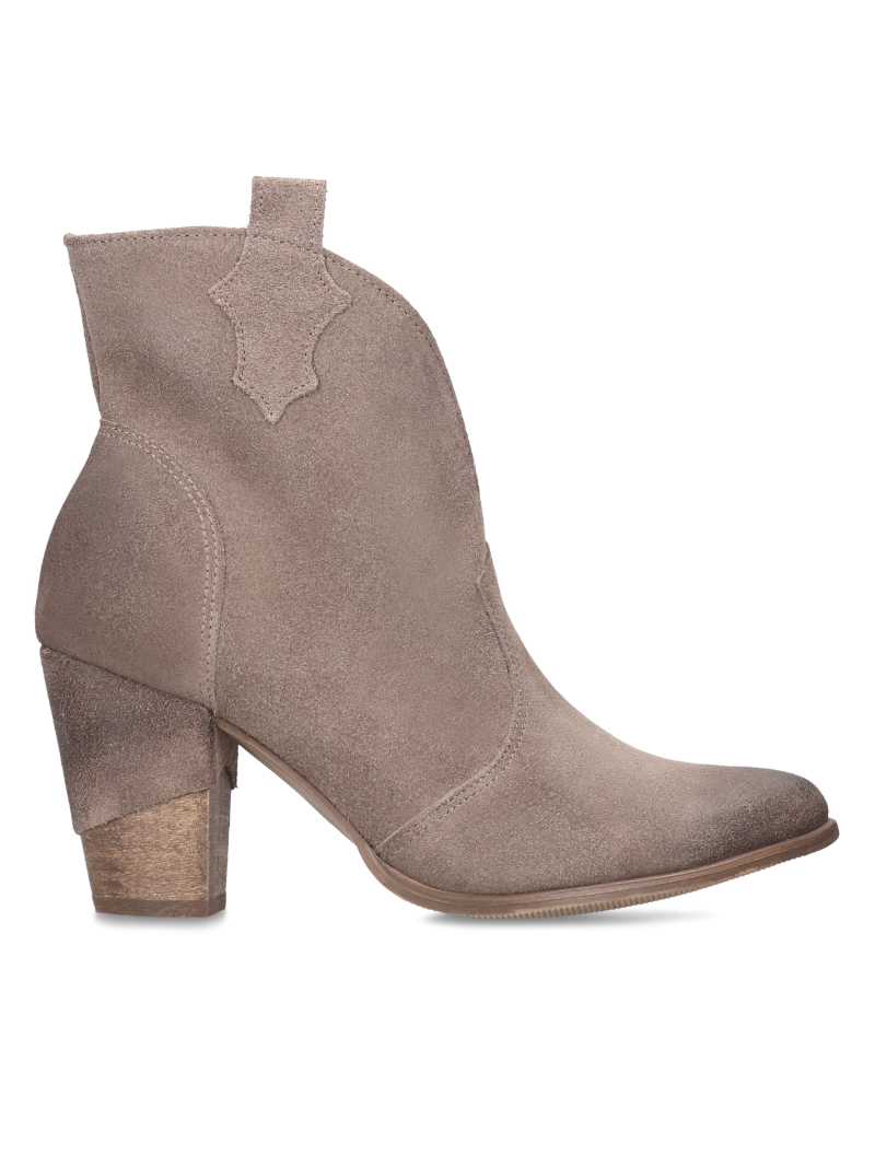 Grey cowboy boots Agathe, Cowgirl boots, DU0011-01, Konopka Shoes