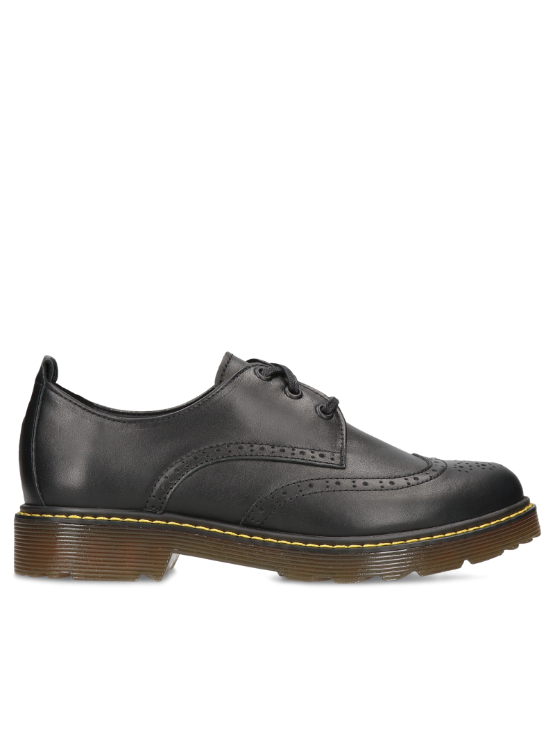 Black shoes Norene, Conhpol Relax - Polish production, Shoes, RE2730-01, Konopka Shoes