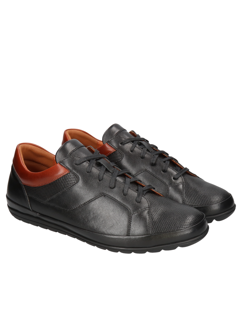 Black sneakers Rocky, Conhpol Dynamic - Polish production, Sneakers, SD2667-02, Konopka Shoes