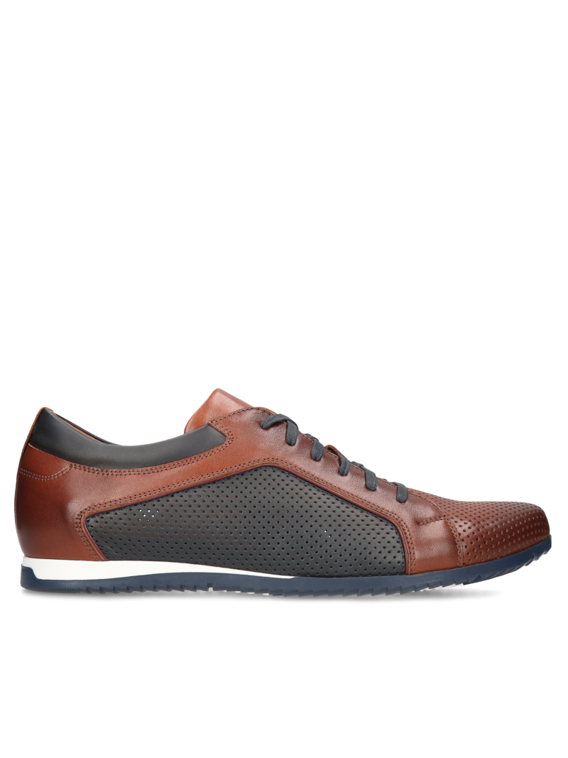 Brown shoes Timo, Conhpol Dynamic - Polish production, Sneakers, SD2676-01, Konopka Shoes