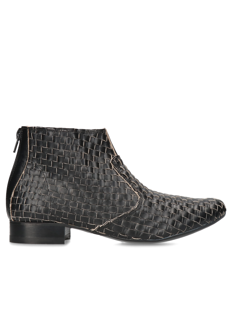 Black boots Chloe, Conhpol Bis - polish production, Ankle boots, BI0058-05, Konopka Shoes