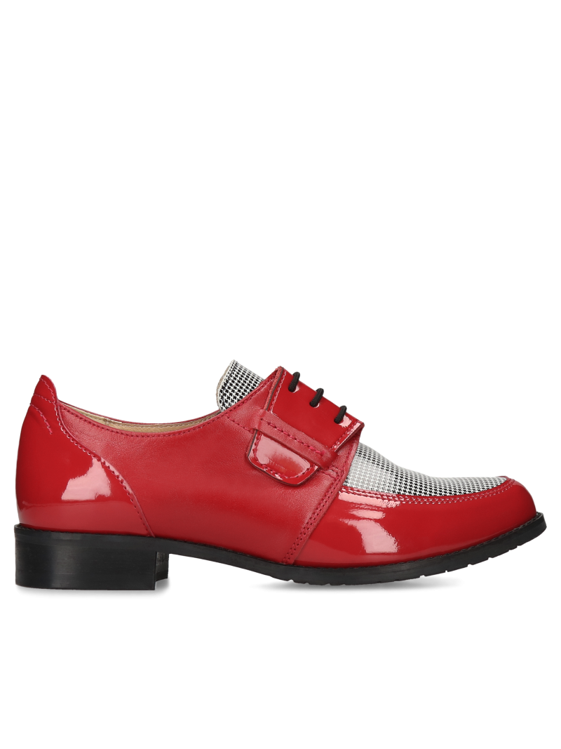 Red shoes Emma, Conhpol Relax - Polish production, Shoes, RE2532-02, Konopka Shoes