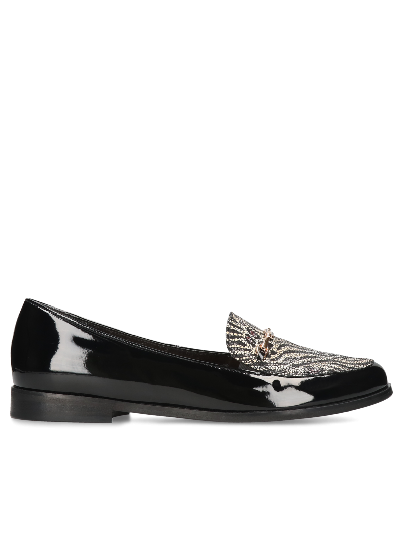 Black loafers Julia, Conhpol Relax, Konopka Shoes