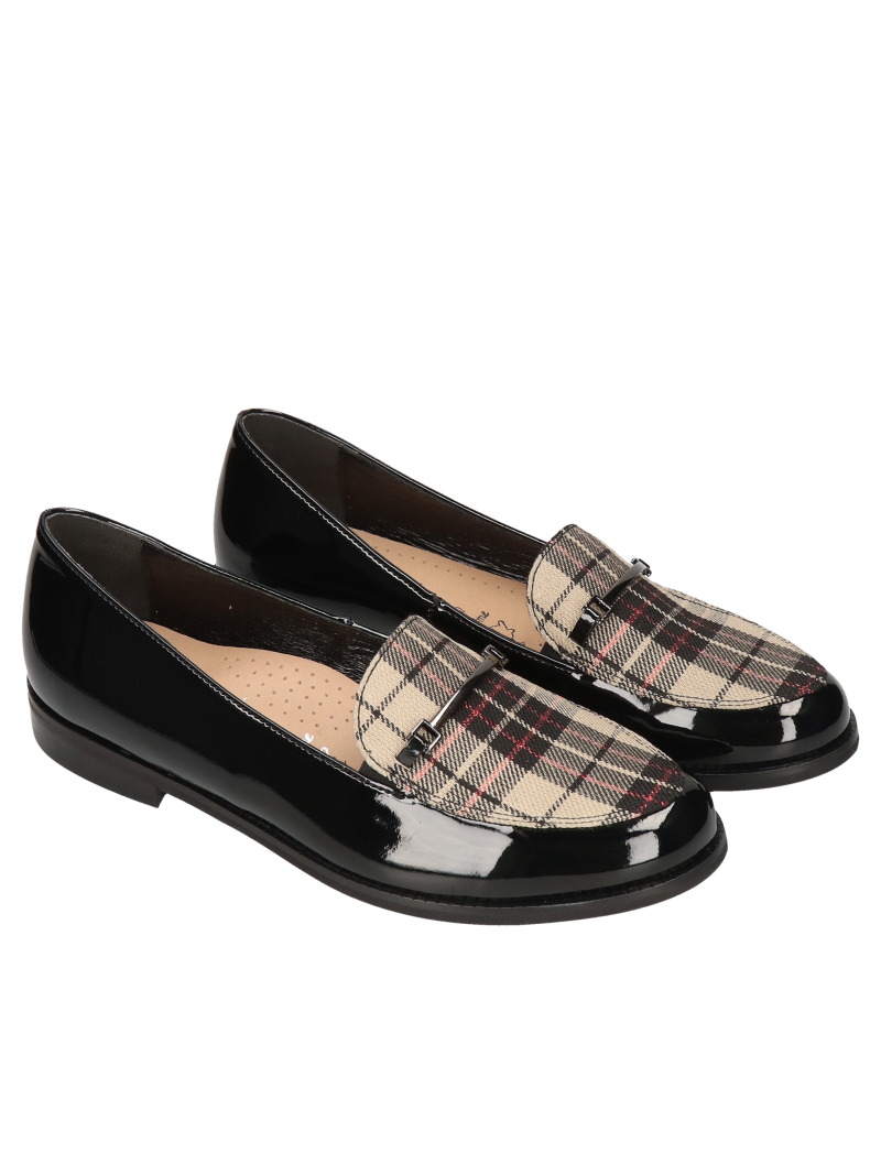 Black loafers Julia, Conhpol Relax, Konopka Shoes