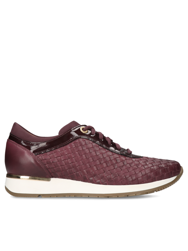 Burgund sneakers Selena, Conhpol Dynamic, Konopka Shoes