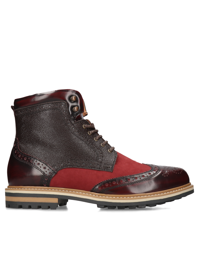 Burgund boots Olivier, Conhpol - Polish production, Boots, CE0407-05, Konopka Shoes