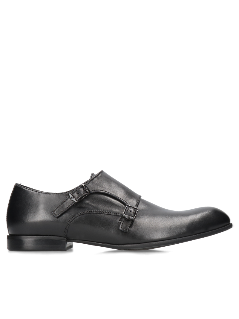 Black Shoes William, Conhpol - Polish production, CE4625-01, Monks, Konopka Shoes