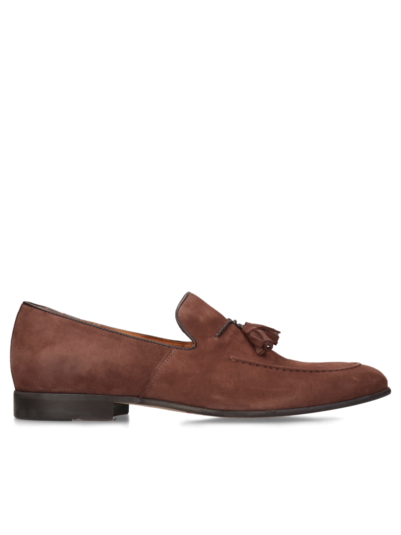 Brown casual loafers Hugo, Conhpol - polish production, CE5511-06, Loafers and moccasins, Konopka Shoes