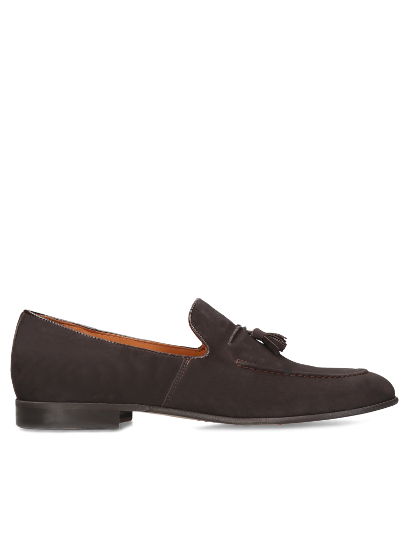 Grey casual loafers Hugo, Conhpol - polish production, CE5511-07, Loafersy and moccasins, Konopka Shoes