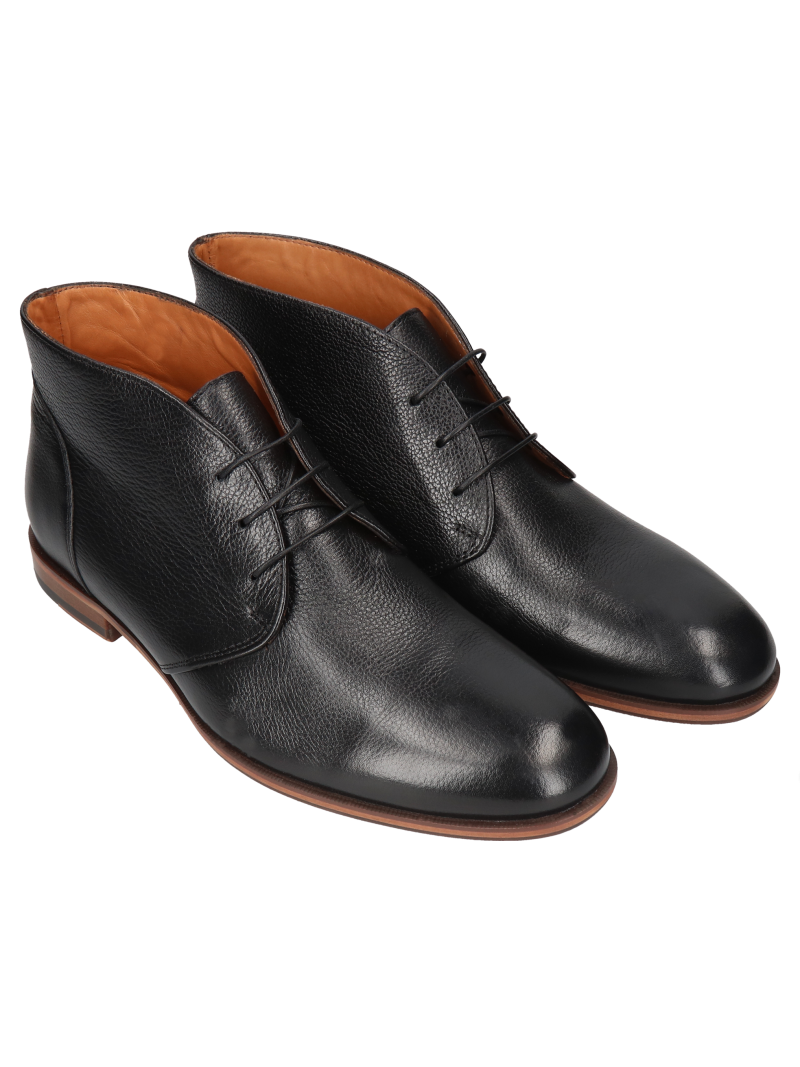 Black boots Nicolas, Conhpol - Polish production, Boots, CE5820-02, Konopka Shoes