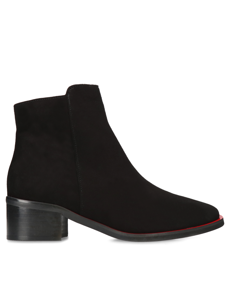 Black boots Yasemin, Conhpol Bis - Polish production, Ankle boots, BK5720-02, Konopka Shoes