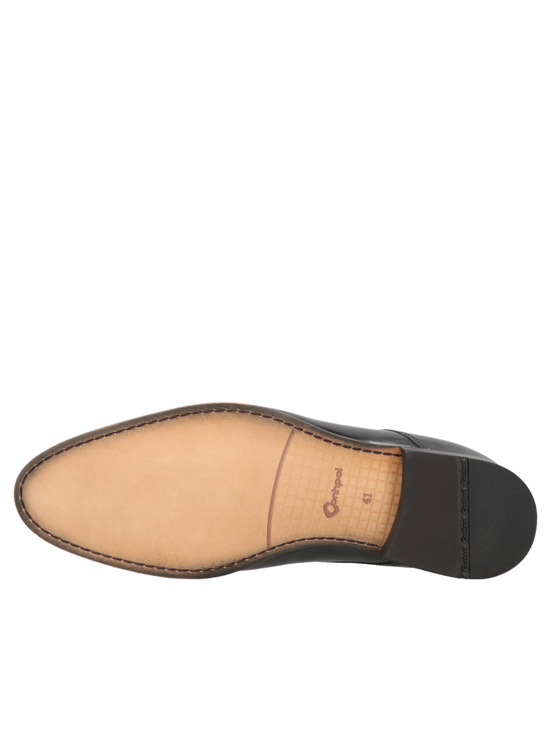 Discreet height increase, elegant men's suit shoes