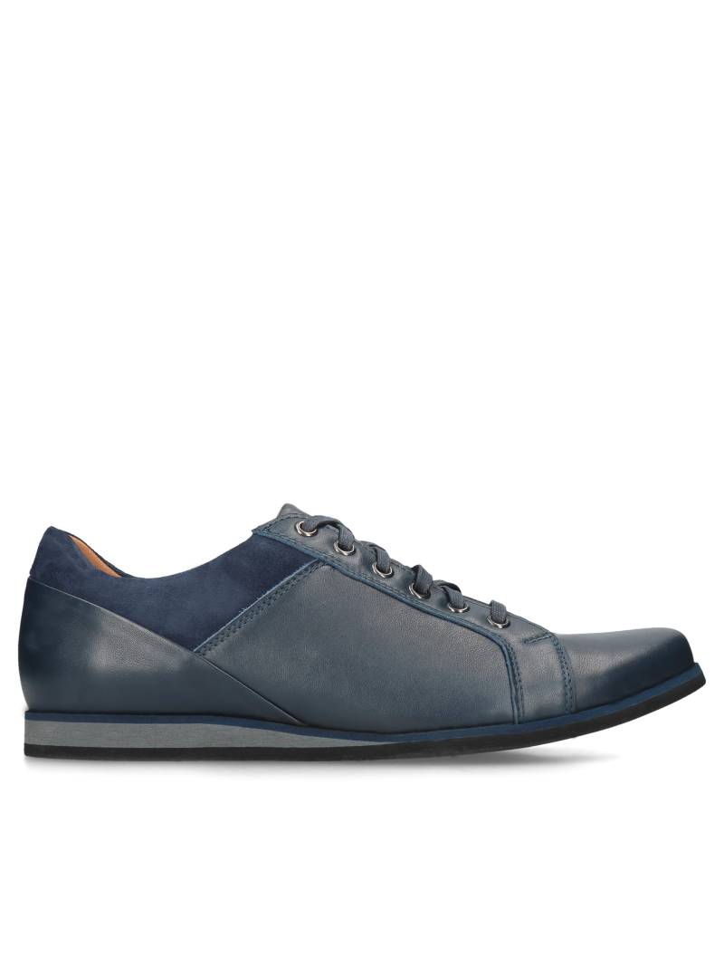 Navy blue shoes Timo, Conhpol Dynamic - Polish production, Sneakers, SD2508-01, Konopka Shoes