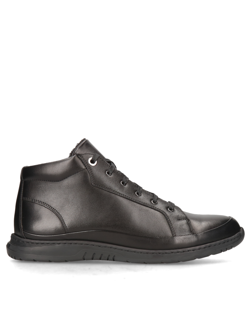 Black boots Edgar, Conhpol Dynamic - Polish production, Boots, SK2634-01, Konopka Shoes
