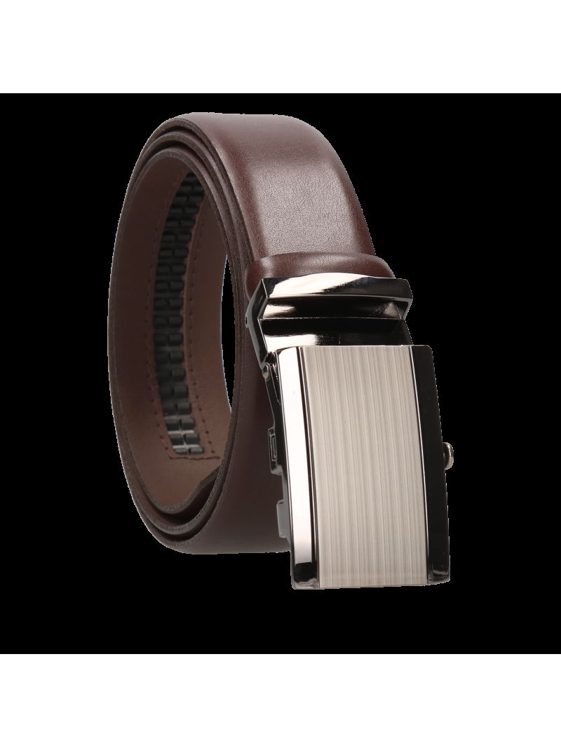 Dark brown men's belt, Konopka Shoes