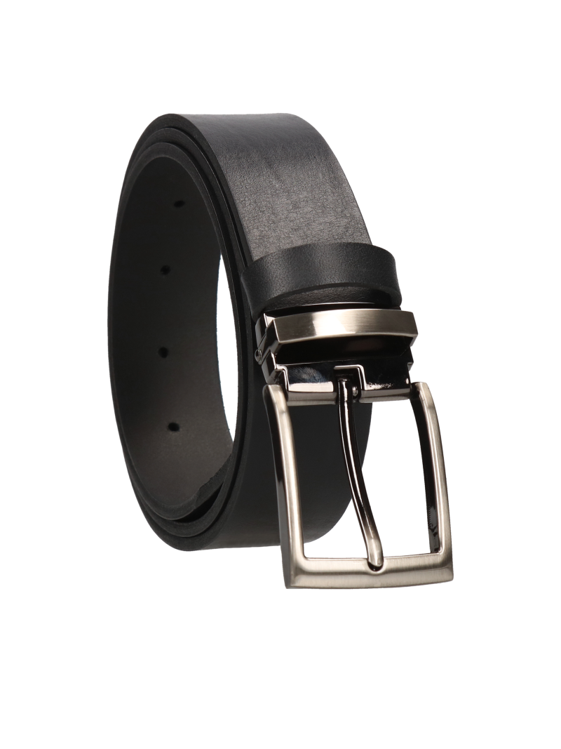 Black men's belt, Konopka Shoes