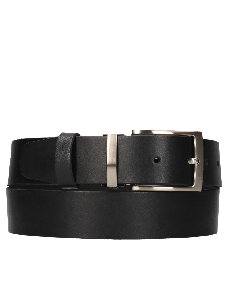 Black men's belt, Konopka Shoes