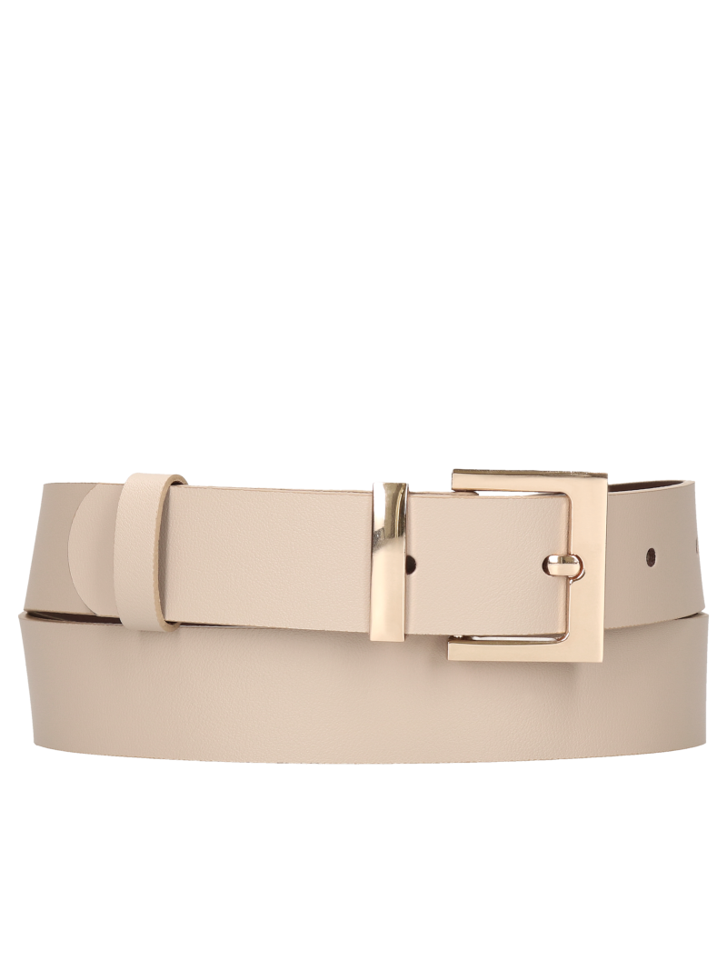Women's beige belt, MZ0016-02, Konopka Shoes
