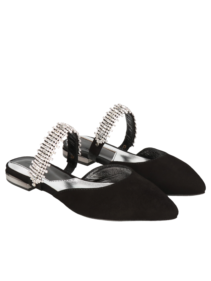 Black flip-flops Mollie, Conhpol Bis - Polish production, Flip flops, BI5742-01, Konopka Shoes