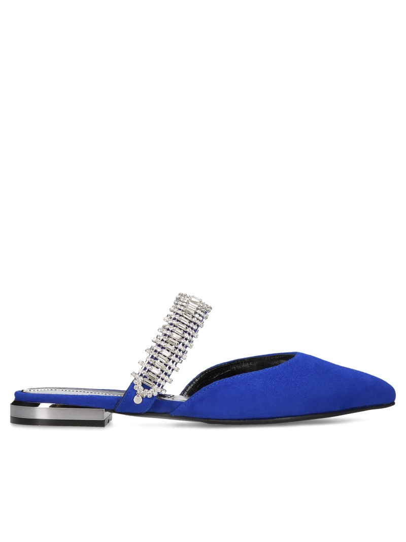 Blue flip-flops Mollie, Conhpol Bis - Polish production, Flip flops, BI5742-02, Konopka Shoes