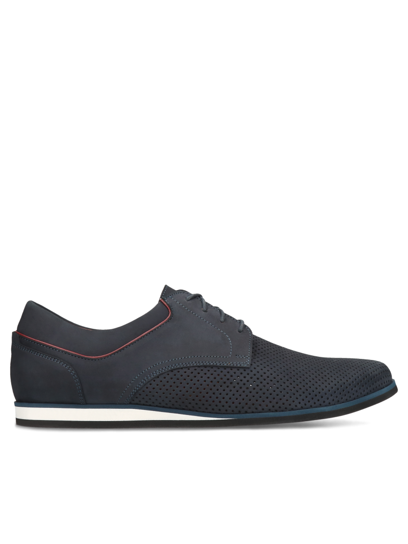 Navy blue shoes Timo, Conhpol Dynamic - Polish production, Sneakers, SD2669-01, Konopka Shoes