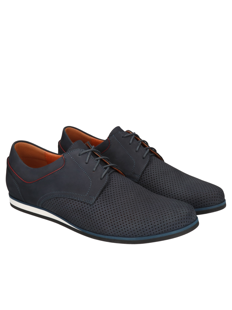Navy blue shoes Timo, Conhpol Dynamic - Polish production, Sneakers, SD2669-01, Konopka Shoes