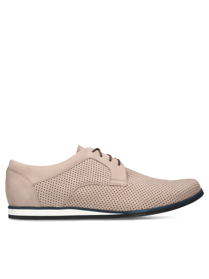 Beige shoes Timo, Conhpol Dynamic - Polish production, Sneakers, SD2672-01, Konopka Shoes