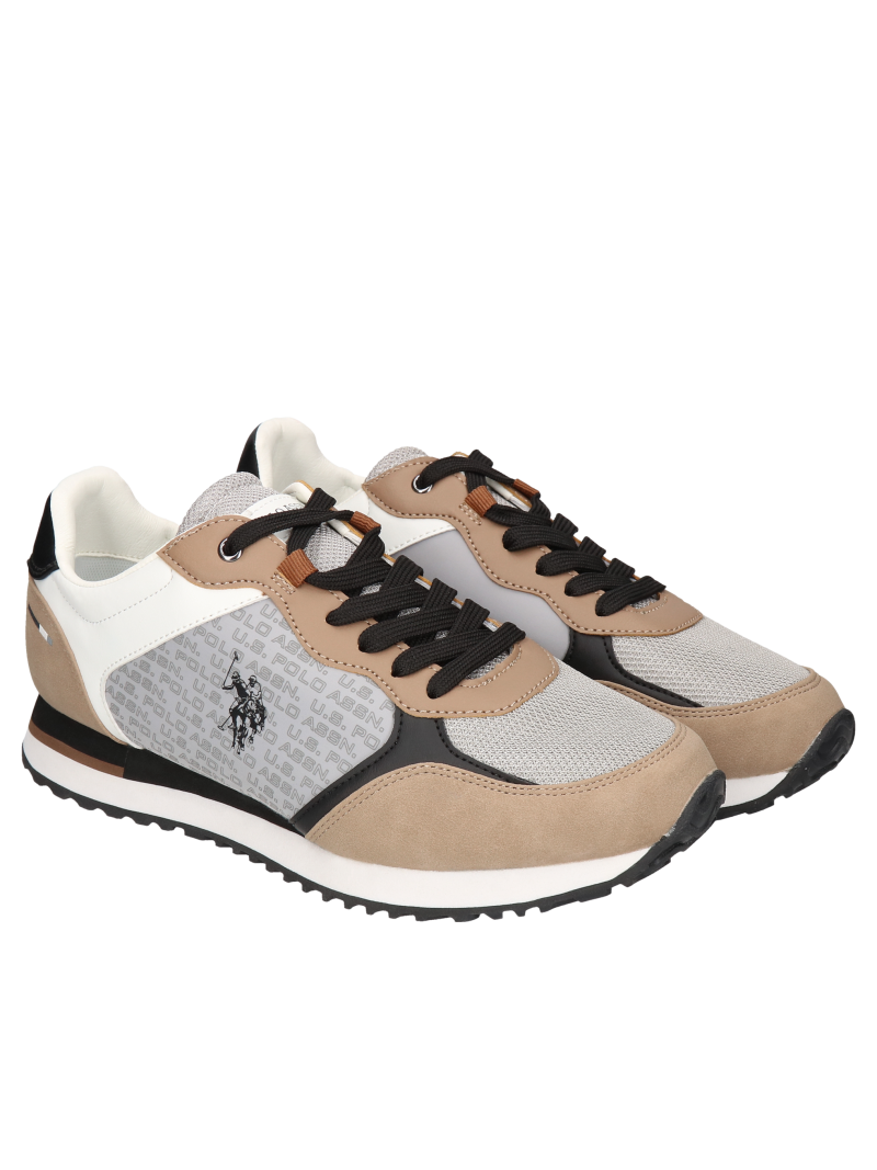 Brown sneakers U.S. Polo Assn, U.S. Polo Assn., Sneakers, US0066-02, Konopka Shoes