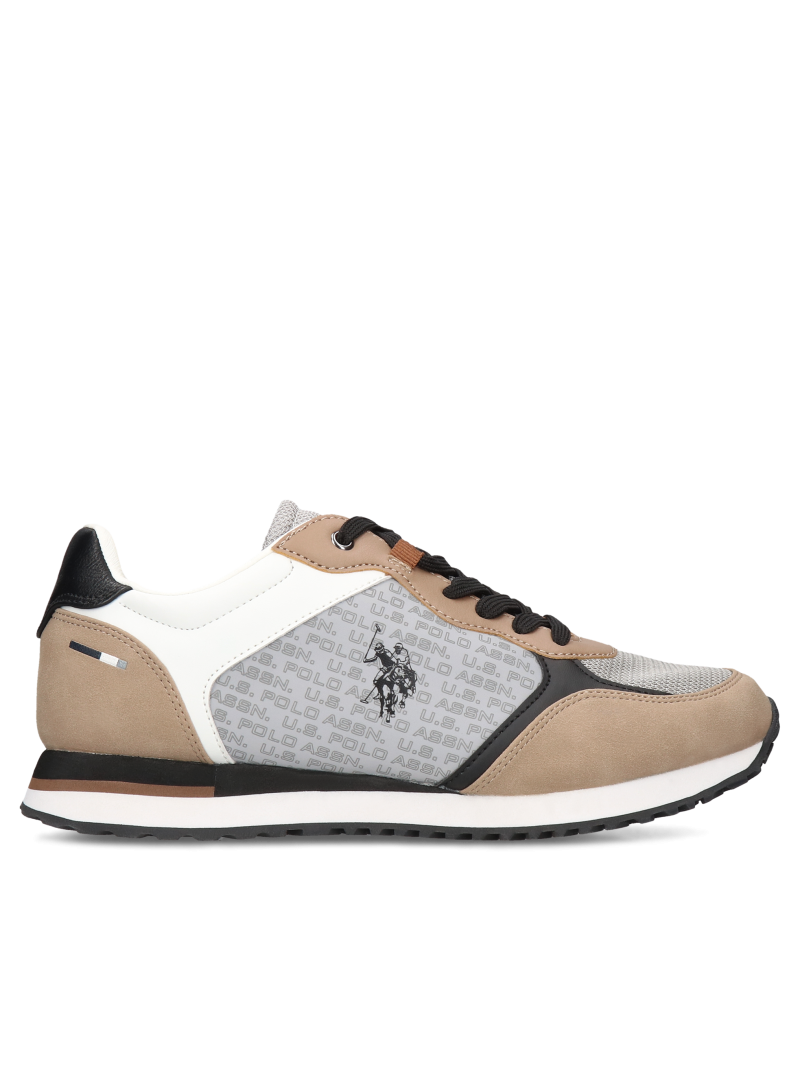 Brown sneakers U.S. Polo Assn, U.S. Polo Assn., Sneakers, US0066-02, Konopka Shoes