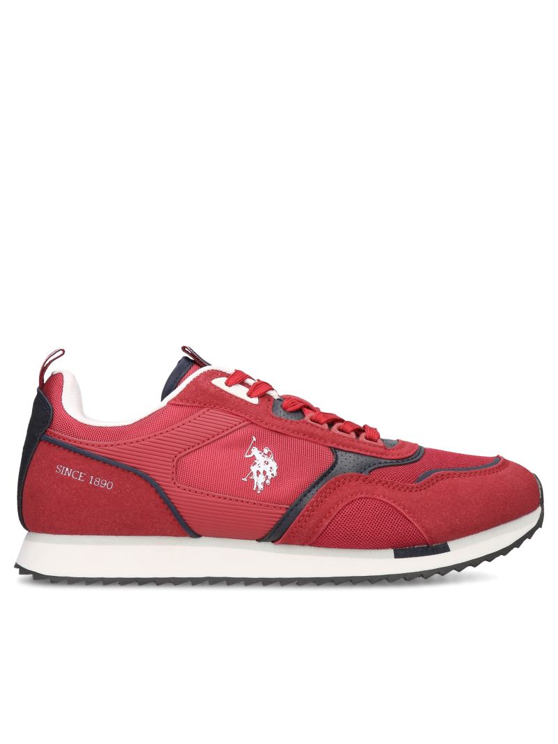 Red sneakers U.S Polo Assn, U.S. Polo Assn., Sports and Sneakers, US0065-02, Konopka Shoes