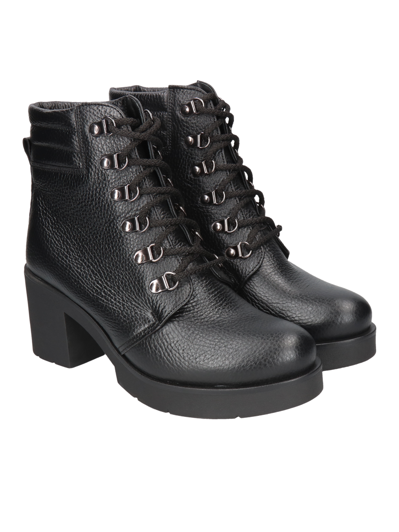 Black boots Tekla, Conhpol Relax - Polish production, Ankle boots, RK2706-01, Konopka Shoes