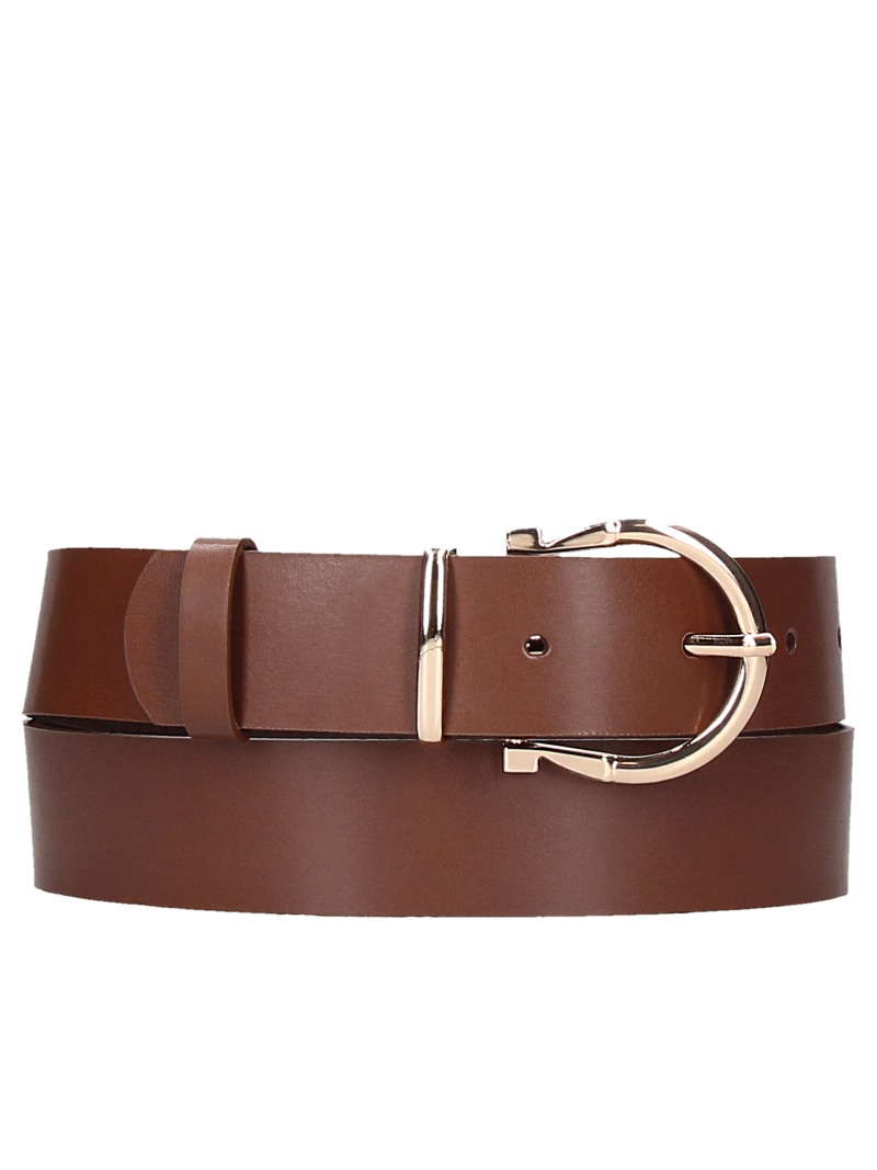 Brown women's belt, MZ0019-01, Konopka Shoes